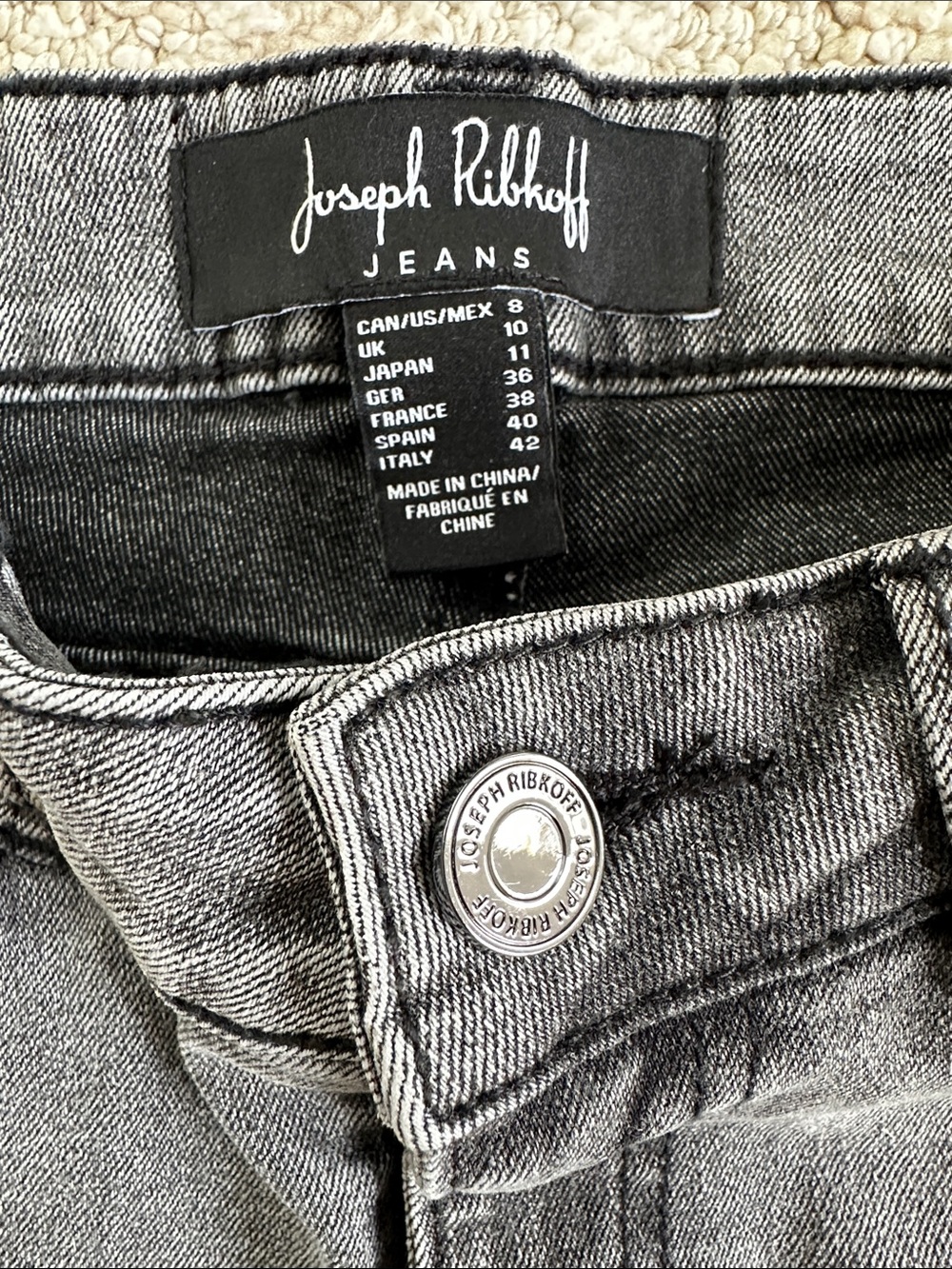 Joseph Ribkoff Patchwork Embellished Jeans - Picture 2 of 6